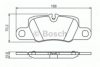 BOSCH 0 986 494 431 Brake Pad Set, disc brake